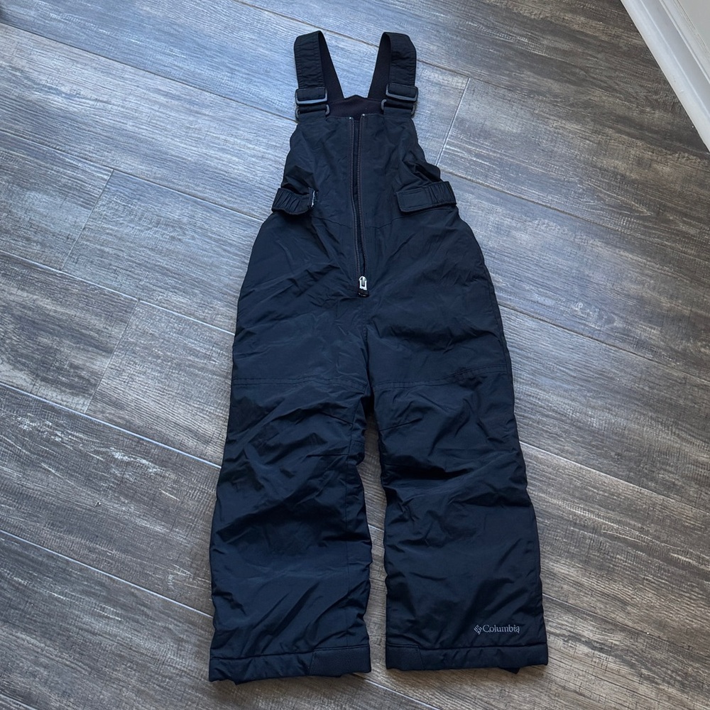 COLUMBIA black Kids' Columbia Snowslope III Snow Bibs 4t